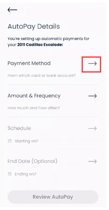 AutoPay Steps